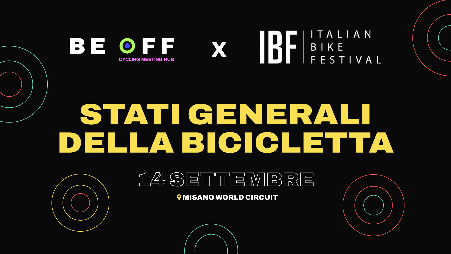 M&A INVENTIA INVITA AGLI STATI GENERALI DELLA BICICLETTA GIOVEDI’ 14 SETTEMBRE A MISANO ADRIATICO